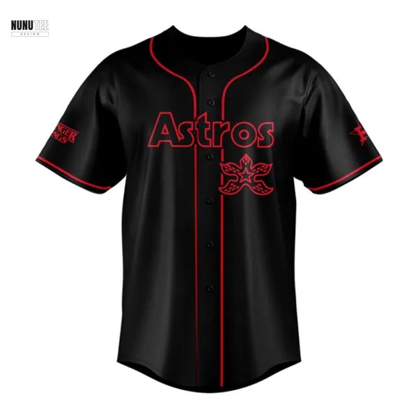 Houston Astros Stranger Things Night Baseball Jersey