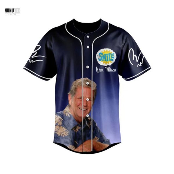 In Loving Memory Of Brian Wilson 1942-2025 Signature Baseball Jersey