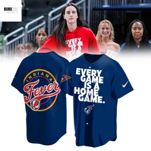 Indiana Fever Every Game Is A Home Game Baseball Jersey