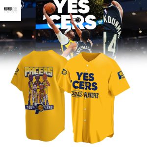 Indiana Pacers Yes Cers 2025 Playoffs Baseball Jersey
