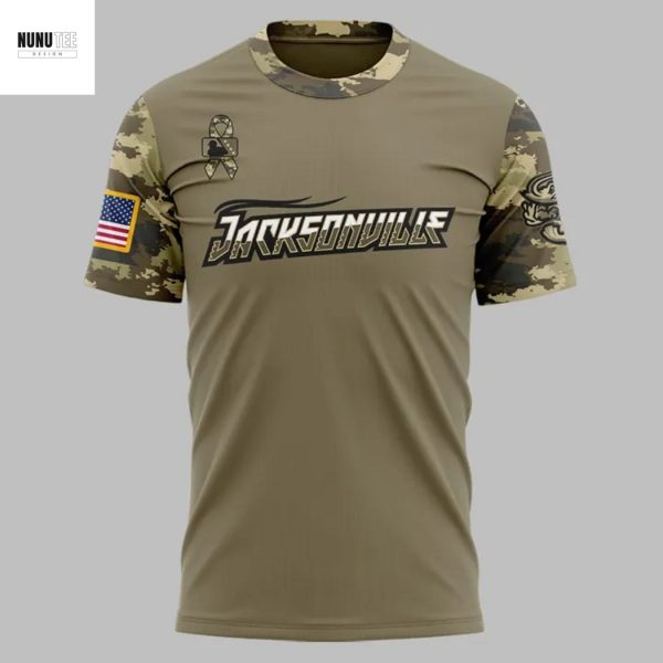 Jacksonville Jumbo Shrimp Military Appreciation Night 2025 3D T-Shirt