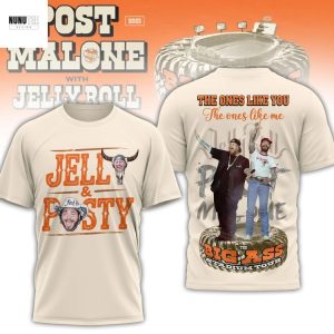 Jelly Roll x Post Malone The Ones Like You The One Like Me 3D T-Shirt