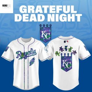 Kansas City Royals Grateful Dead Night Baseball Jersey
