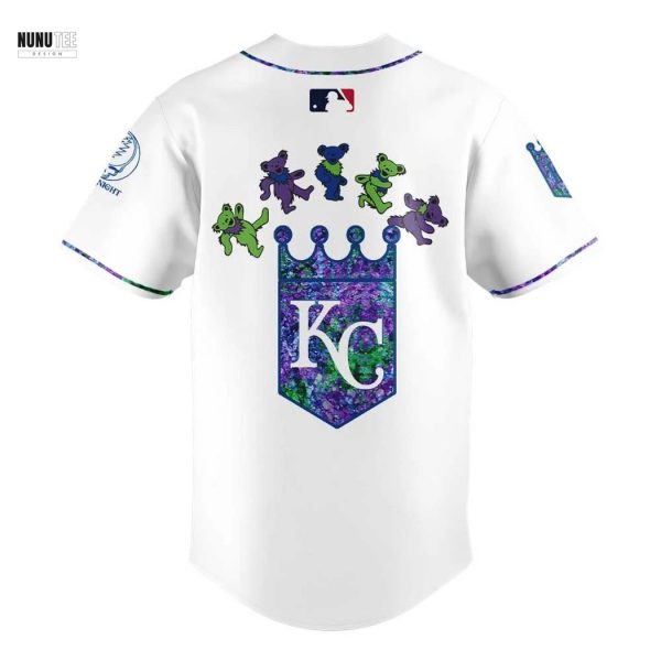 Kansas City Royals Grateful Dead Night Baseball Jersey