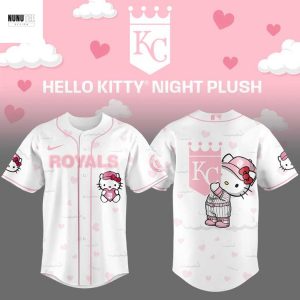 Kansas City Royals Love Kitty Pink Baseball Jersey