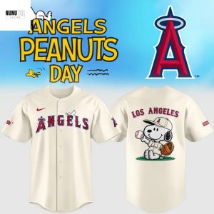 Los Angeles Angels Peanuts Snoopy 2025 Baseball Jersey