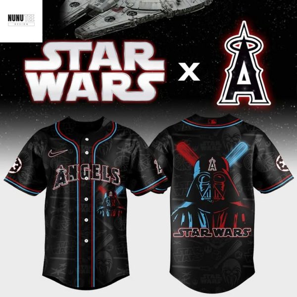 Los Angeles Angels Star Wars Baseball Jersey