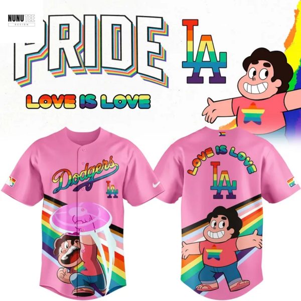 Los Angeles Dodgers 2025 Pride x Steven Universe Baseball Jersey