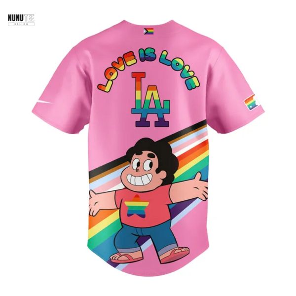 Los Angeles Dodgers 2025 Pride x Steven Universe Baseball Jersey