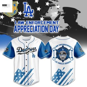 Los Angeles Dodgers Law Enforcement Appreciation Day Baseball Jersey