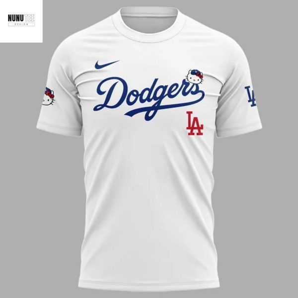 Los Angeles Dodgers x Kitty Charm 3D T-Shirt
