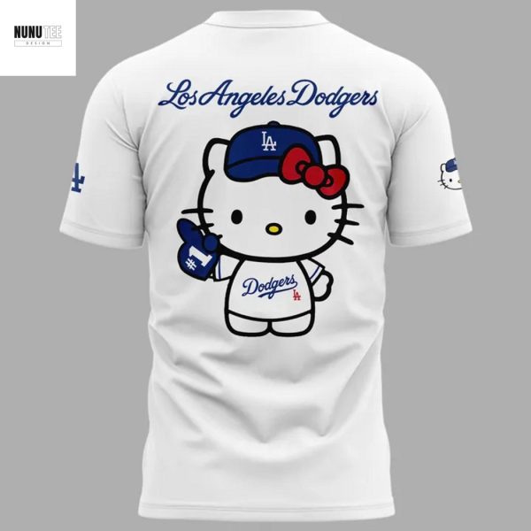 Los Angeles Dodgers x Kitty Charm 3D T-Shirt