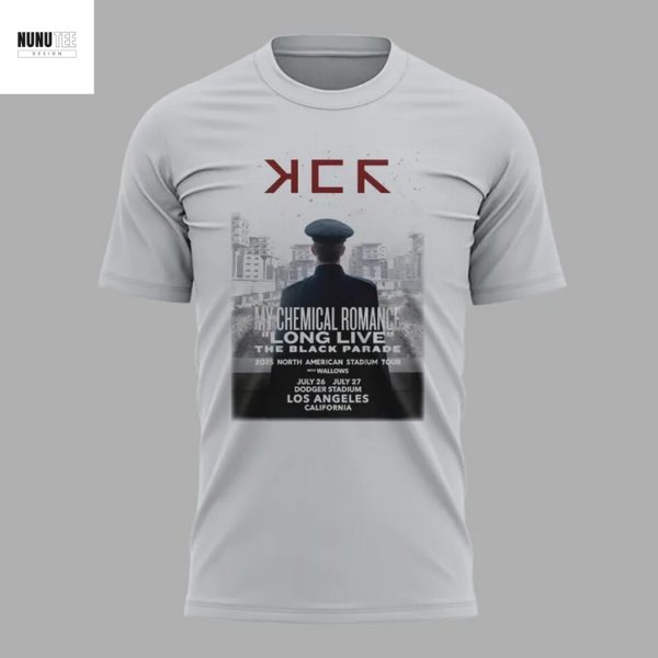 Los Angeles Dodgers x My Chemical Romance Long Live The Black Parade Tour 3D T-Shirt