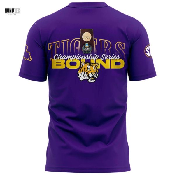 LSU Tigers Championship Series Bound Power House 3D T-Shirt