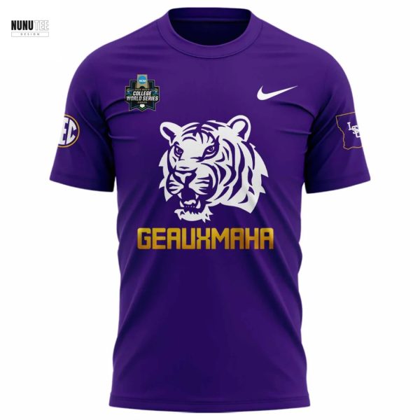 LSU Tigers NCAA Men College World Series 2025 3D T-Shirt