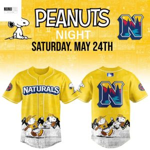Northwest Arkansas Naturals Peanuts Snoopy Baseball Jersey