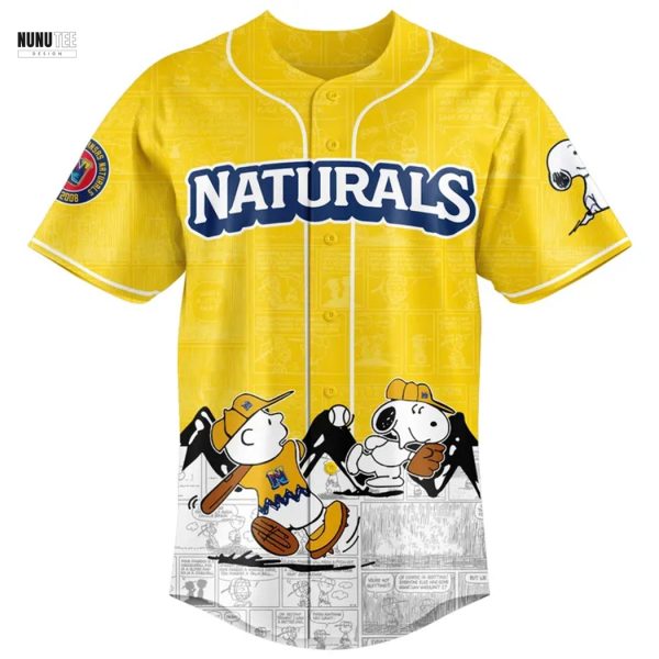 Northwest Arkansas Naturals Peanuts Snoopy Baseball Jersey