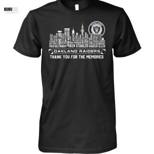Oakland Raiders Thank You For The Memories Unisex T-Shirt