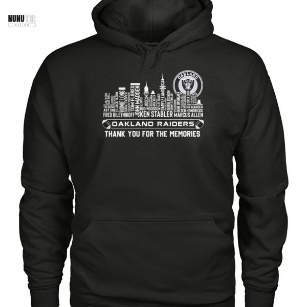 Oakland Raiders Thank You For The Memories Unisex T-Shirt