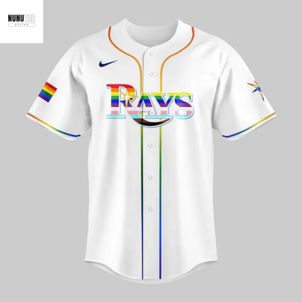 Personalized 2025 Pride Month Tampa Bay Rays Baseball Jersey