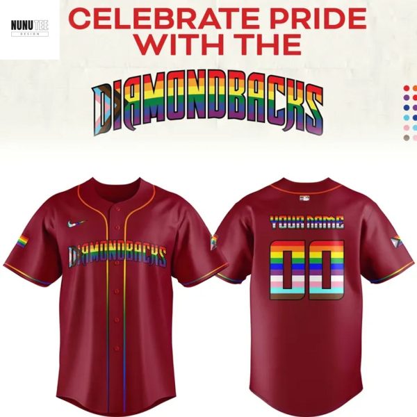Personalized Arizona Diamondbacks Happy Pride Night Baseball Jersey