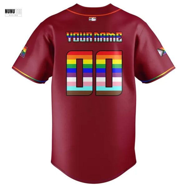 Personalized Arizona Diamondbacks Happy Pride Night Baseball Jersey