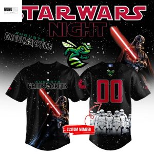 Personalized Augusta GreenJackets x Star War 2025 Baseball Jersey