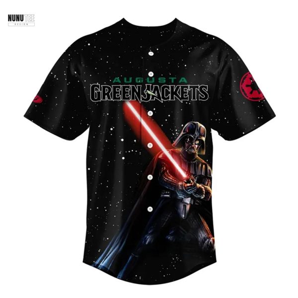Personalized Augusta GreenJackets x Star War 2025 Baseball Jersey