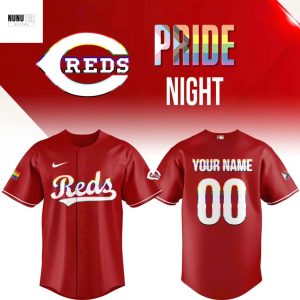 Personalized Cincinnati Reds Pride Night Baseball Jersey