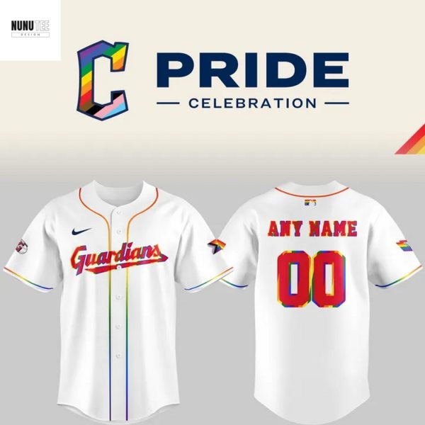 Personalized Cleveland Guardians Pride Night 2025 Baseball Jersey