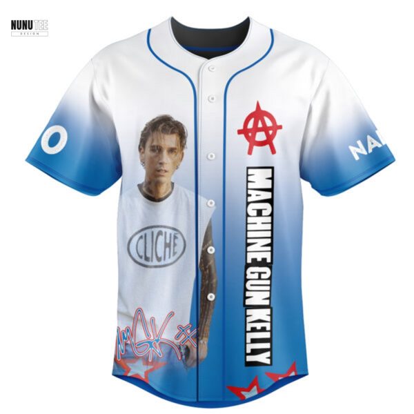 Personalized Machine Gun Kelly Lost Americana Baseball Jersey