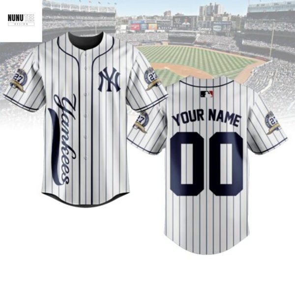 Personalized New York Yankees Baseball Jersey