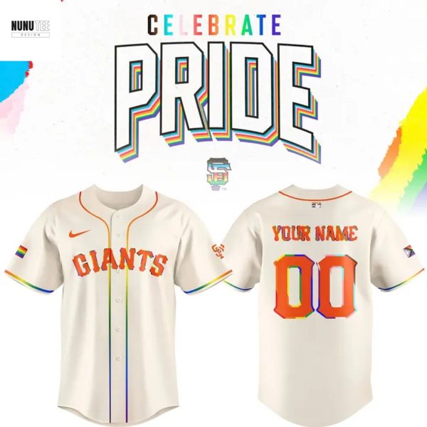 Personalized San Francisco Giants Pride Night Baseball Jersey
