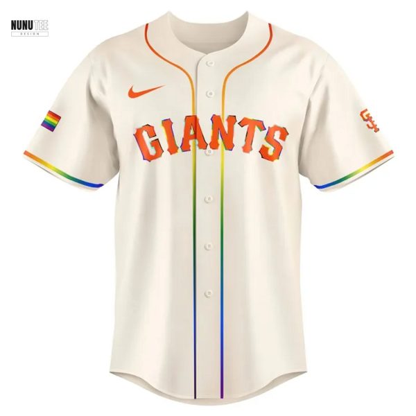 Personalized San Francisco Giants Pride Night Baseball Jersey