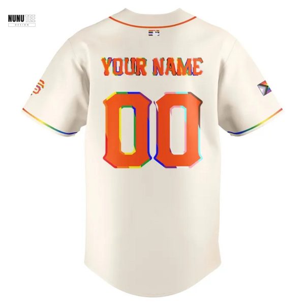 Personalized San Francisco Giants Pride Night Baseball Jersey