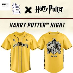 Personalized St. Louis Cardinals Hufflepuff House Baseball Jersey