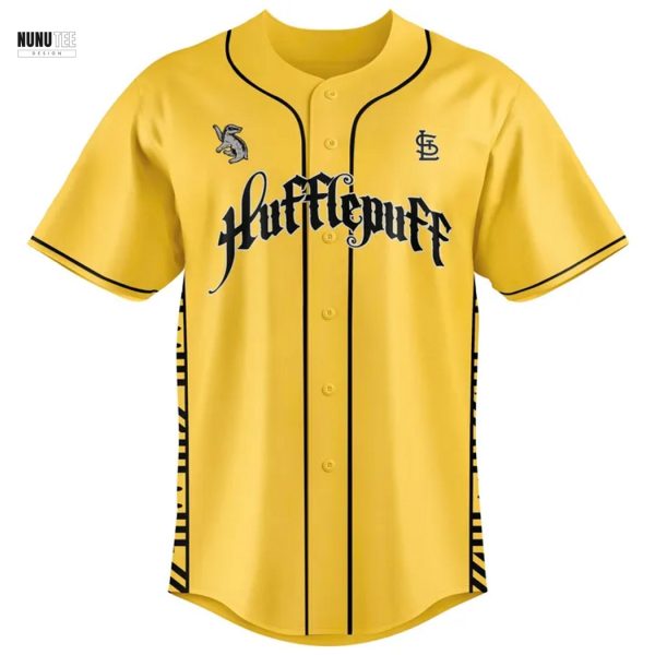 Personalized St. Louis Cardinals Hufflepuff House Baseball Jersey