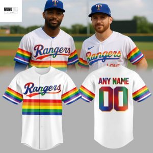 Personalized Texas Rangers X Pride Night 2025 Baseball Jersey