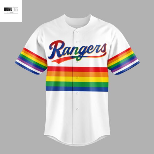 Personalized Texas Rangers X Pride Night 2025 Baseball Jersey