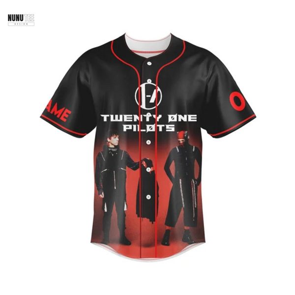 Personalized Twenty One Pilots My Names Blurryface And I Care What You Think Baseball Jersey