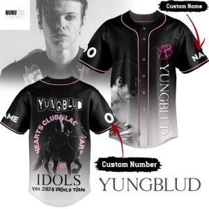 Personalized Yungblud Idols The 2025 World Tour Baseball Jersey