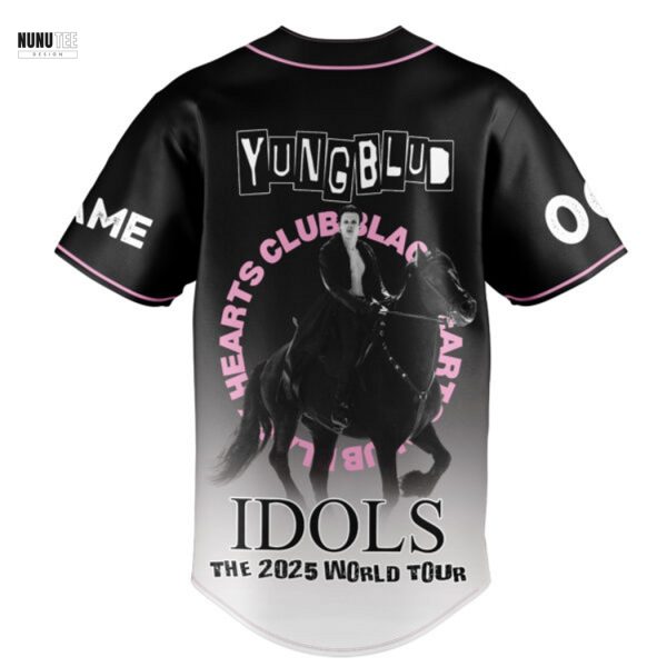 Personalized Yungblud Idols The 2025 World Tour Baseball Jersey