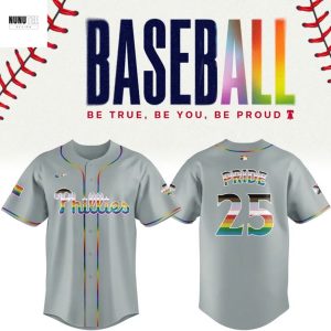 Philadelphia Phillies Happy Pride Night Be True Be You Be Proud Baseball Jersey