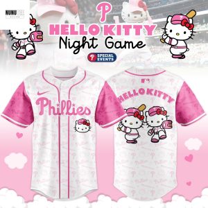 Philadelphia Phillies x Hello Kitty Baseball Jersey