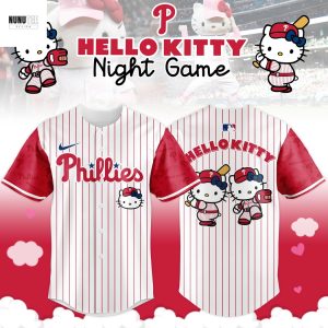 Philadelphia Phillies x Hello Kitty Baseball Jersey – Red