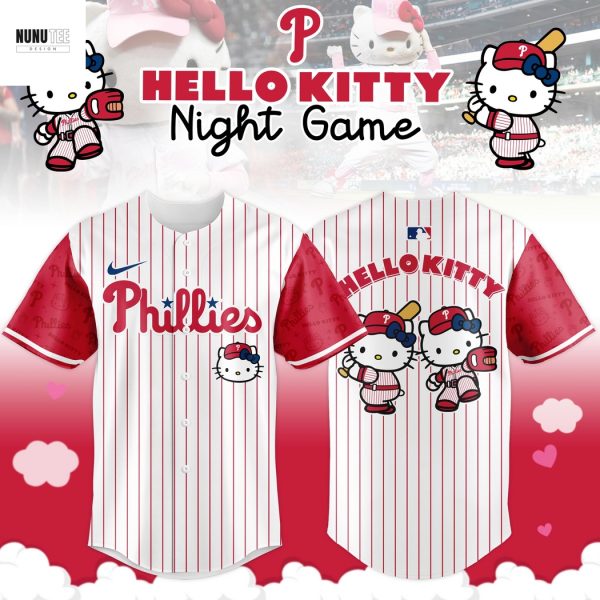 Philadelphia Phillies x Hello Kitty Baseball Jersey – Red