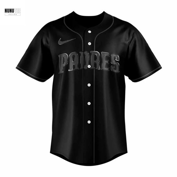 San Diego Padres Back In Black Baseball Jersey