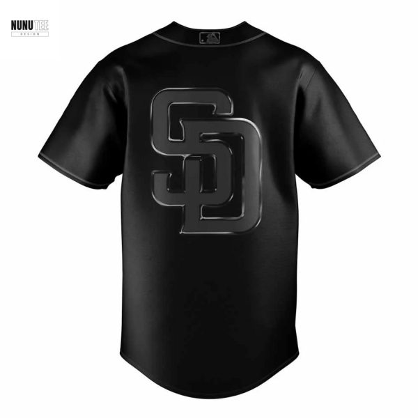 San Diego Padres Back In Black Baseball Jersey