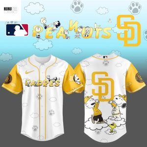 San Diego Padres Cute Peanuts Baseball Jersey