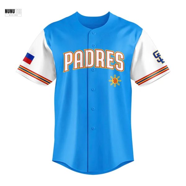 San Diego Padres Filipino Heritage Night Custom Baseball Jersey